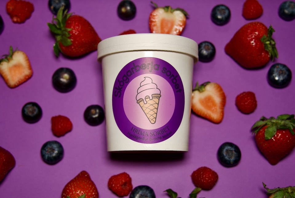 Skógarberja sorbet