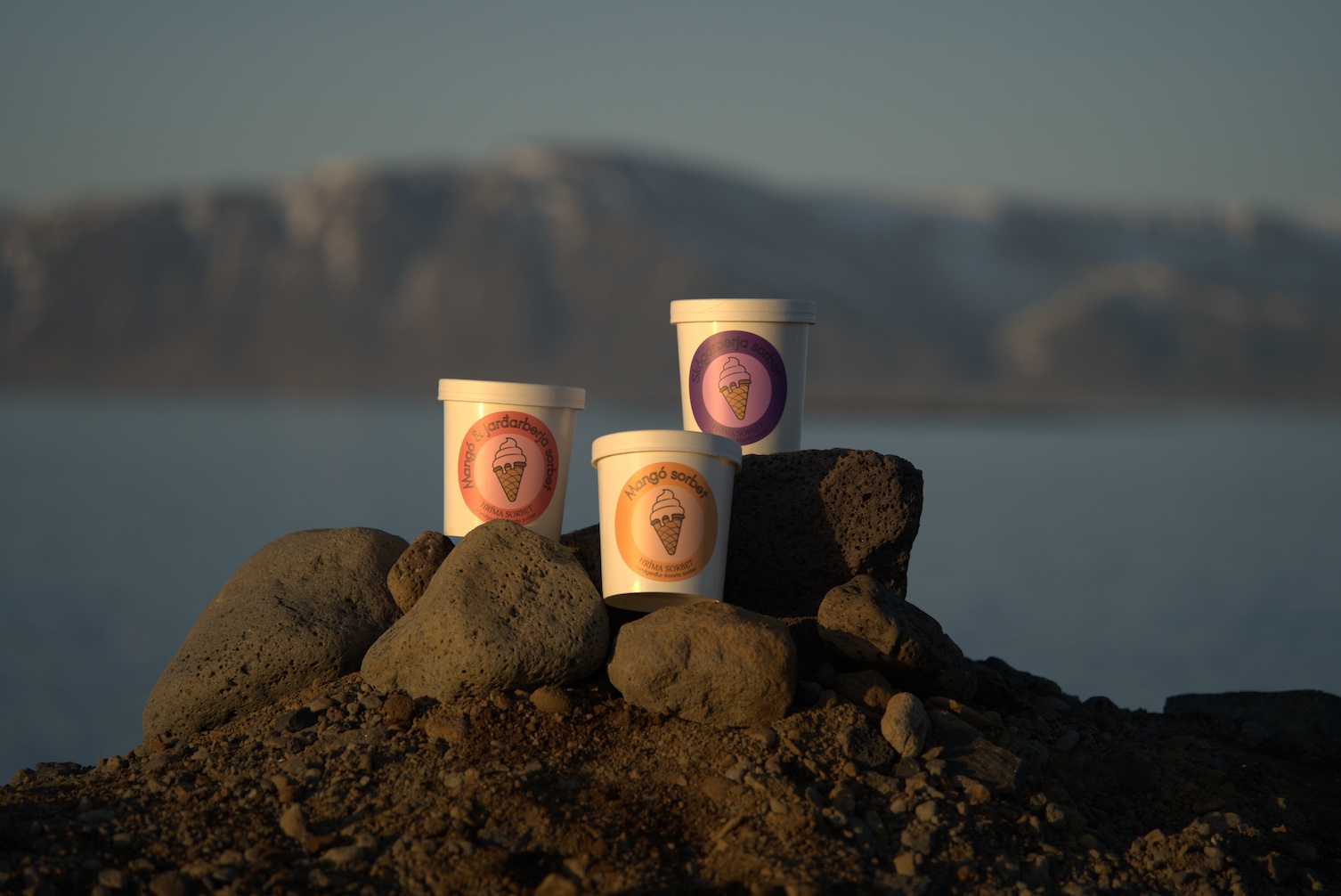 Hríma sorbet ís